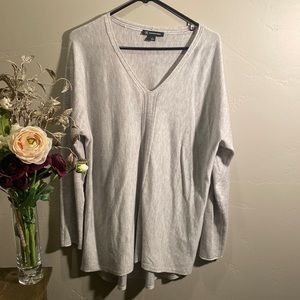 Classy Long Gray Sweater